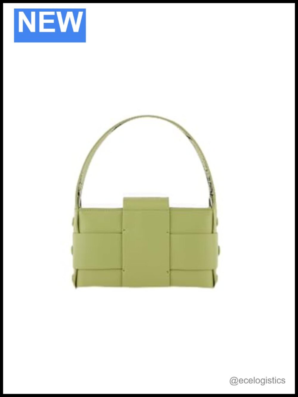 Spiga Small Crossbody Leather Clutch with Top Handles and Shoulder Strap